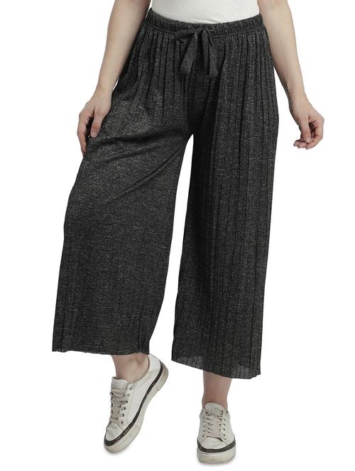 mid rise solid palazzo - 17850496 - Standard Image - 0