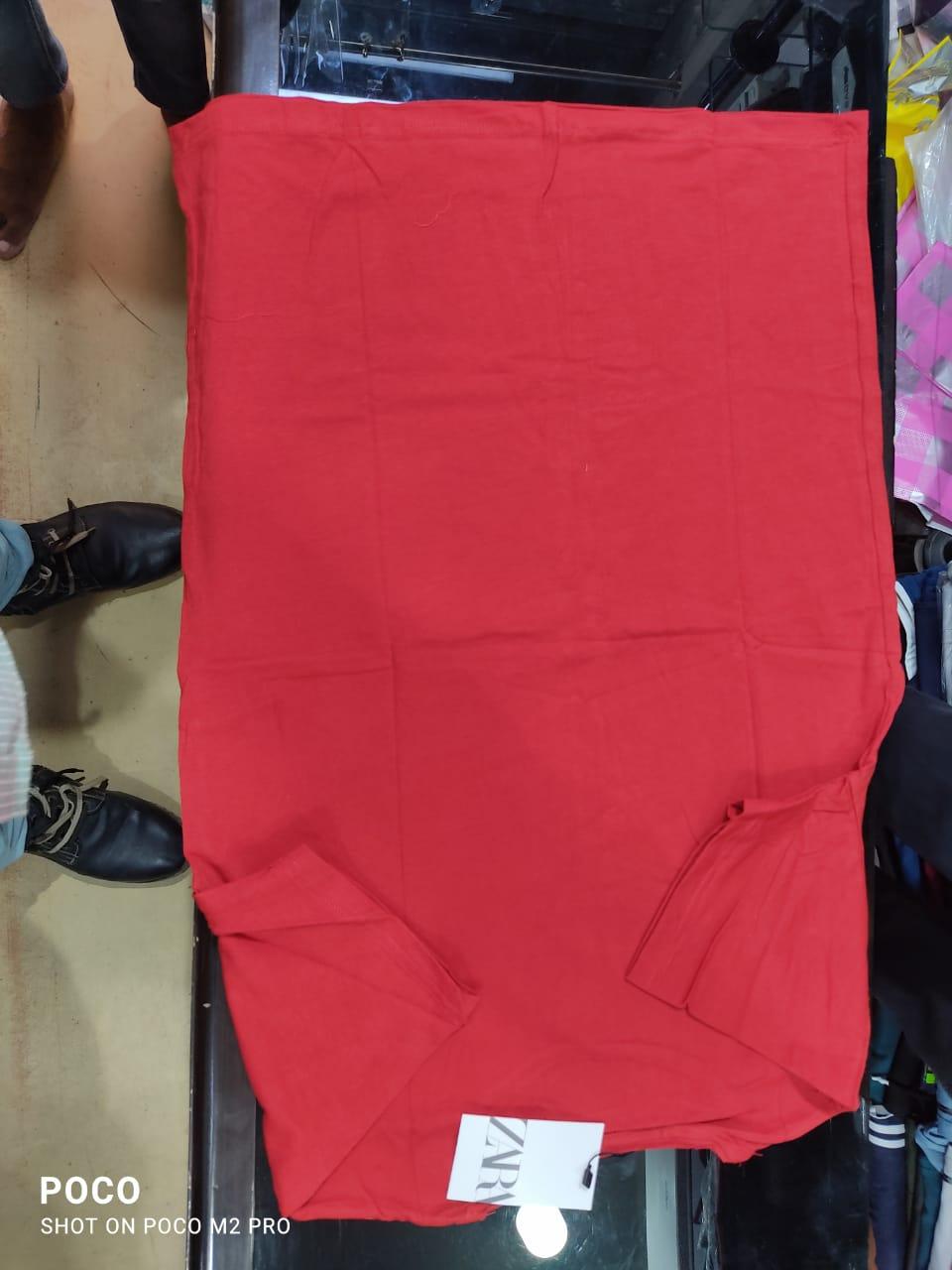 red denim tshirt - 17850932 - Standard Image - 1