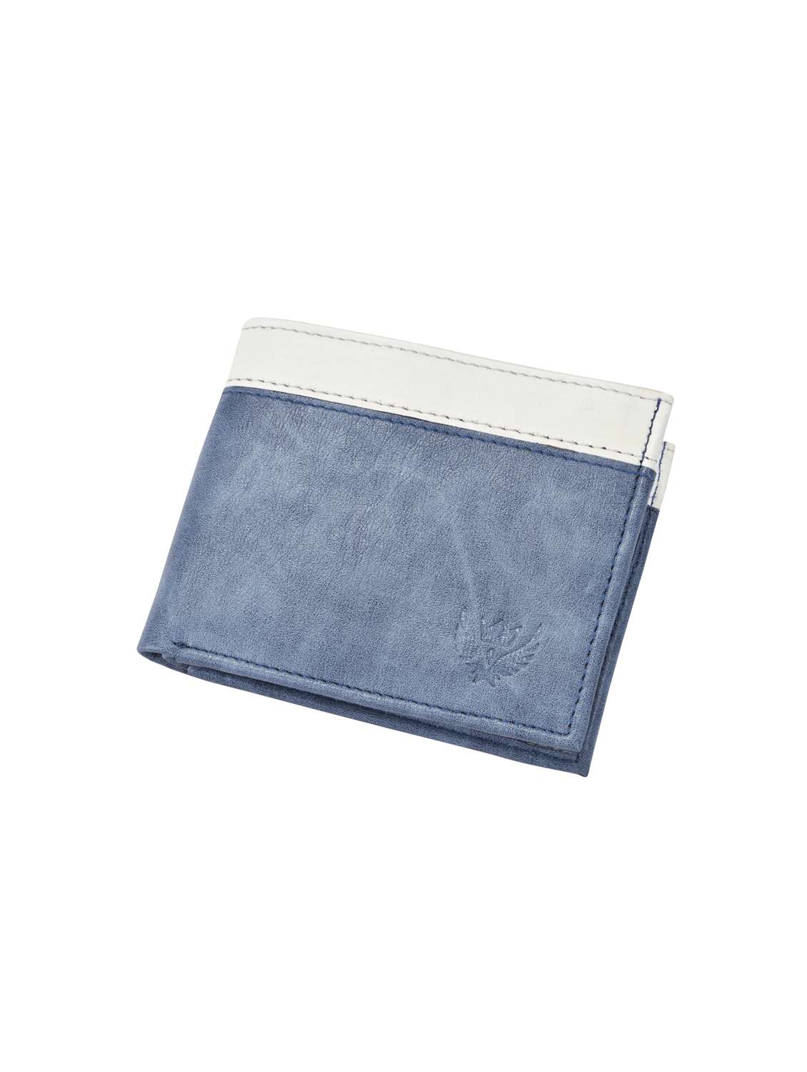 blue,white leatherette wallet - 17851132 -  Standard Image - 1