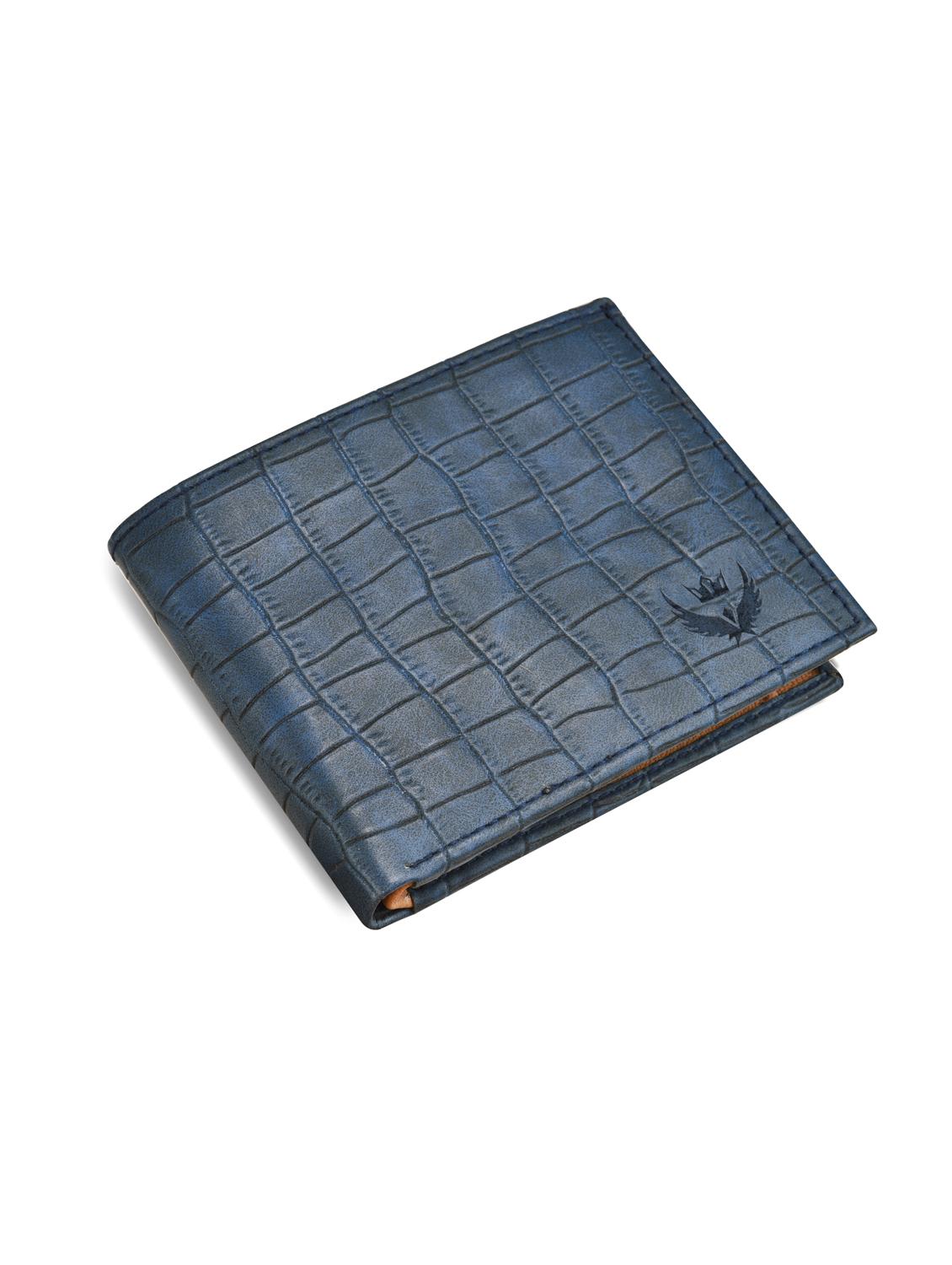 blue leatherette wallet - 17851144 -  Standard Image - 1