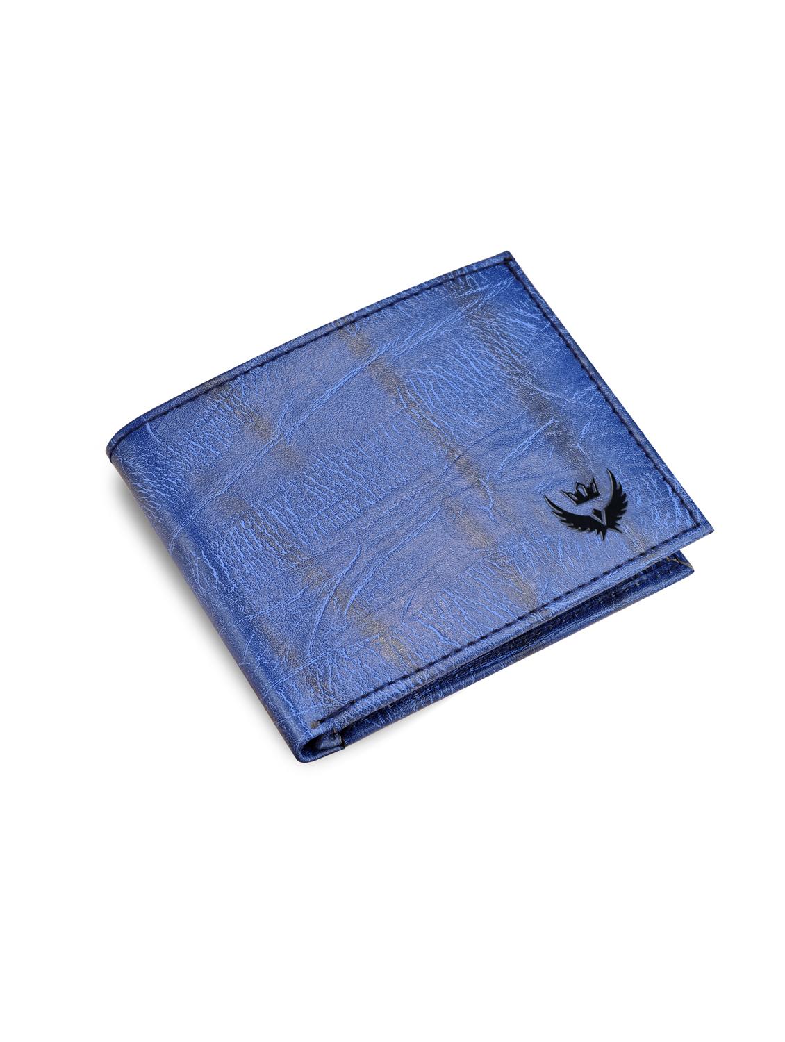 blue leatherette wallet - 17851147 -  Standard Image - 1