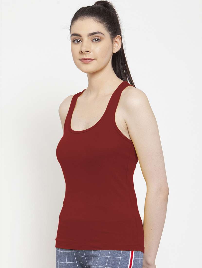 scoop neck solid camisole - 17851271 -  Standard Image - 1