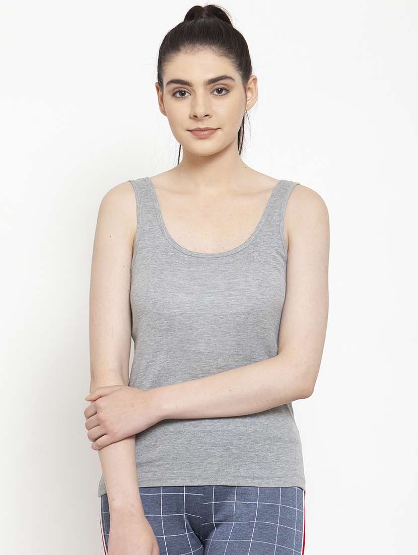 set of 2 scoop neck solid camisole - 17851304 - Standard Image - 1
