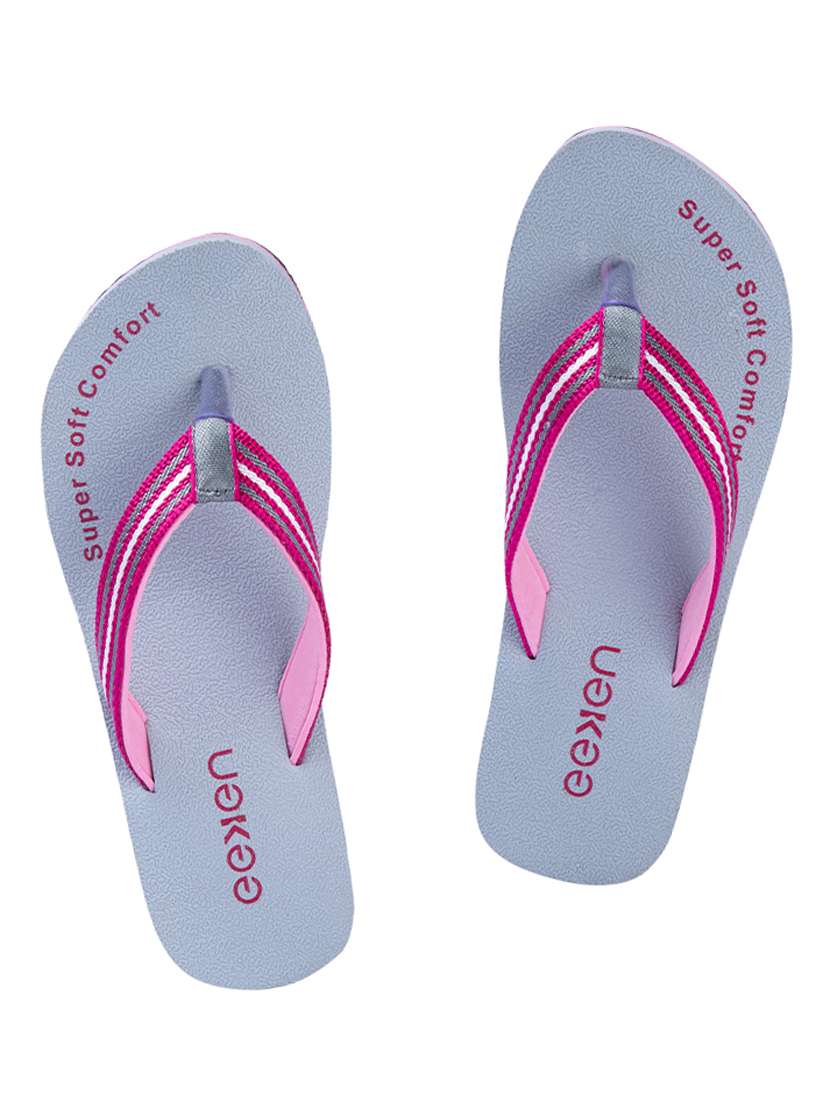 pink toe separator flip flop