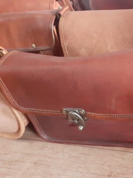 brown leather handbag - 17854077 -  Standard Image - 1