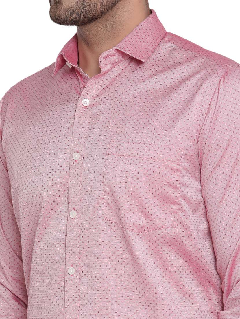 mens self design formal shirt - 17854609 -  Standard Image - 4