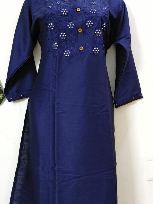 grey satin kaftan - 17854788 -  Standard Image - 1