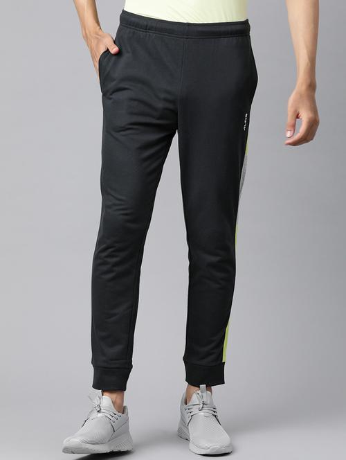 grey side taped full length track pant - 17855652 - Standard Image - 0