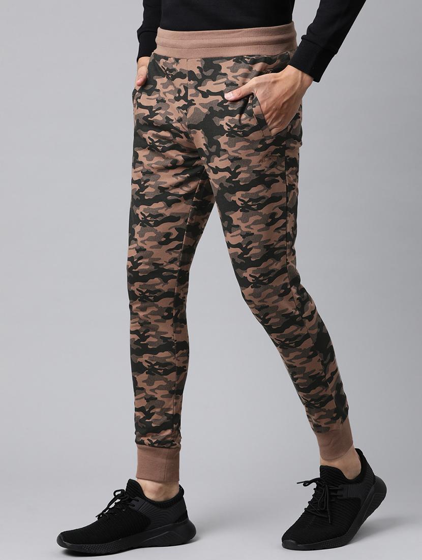 brown camouflage full length track pant - 17855654 -  Standard Image - 1