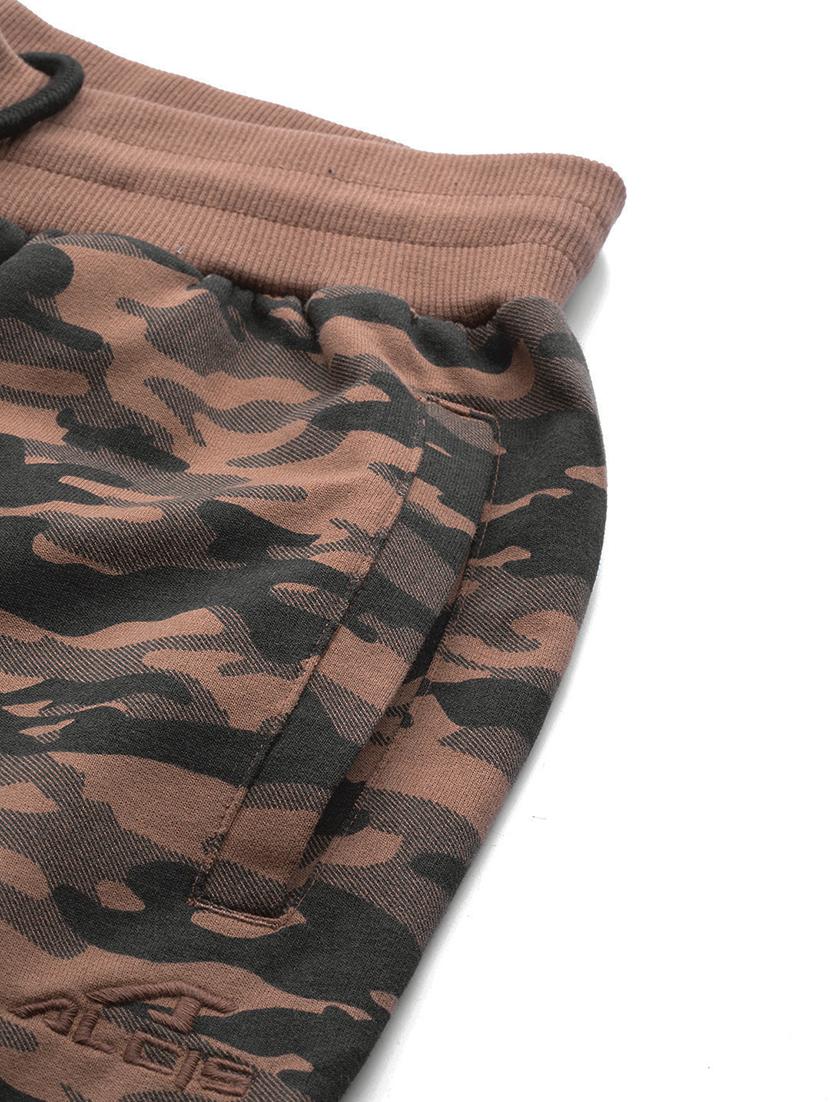 brown camouflage full length track pant - 17855654 - Standard Image - 6
