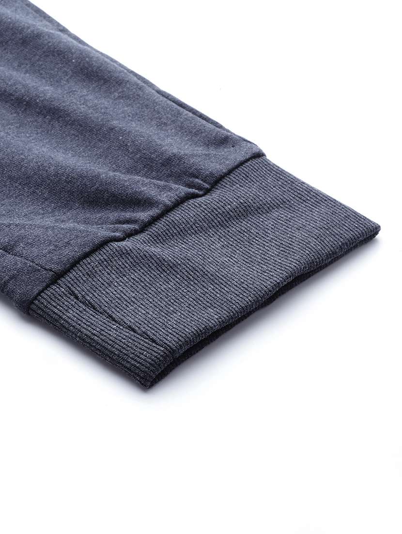 grey printed full length track pant - 17855729 -  Standard Image - 4