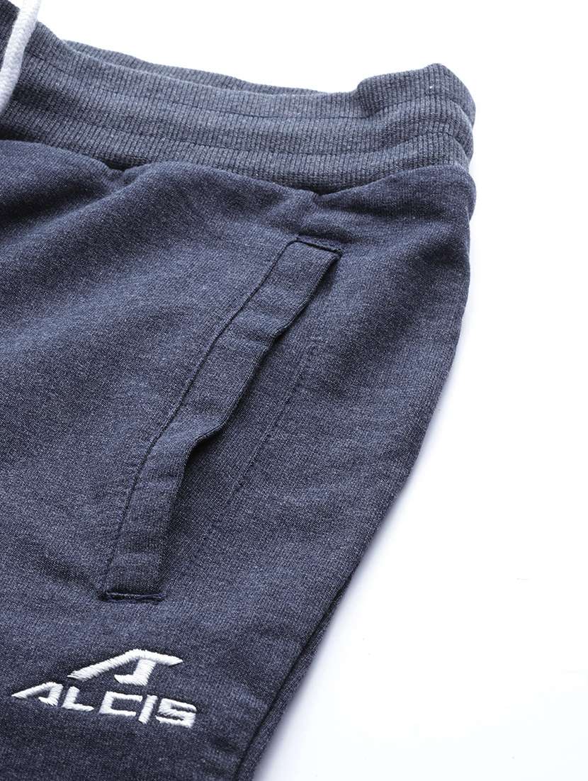 grey printed full length track pant - 17855729 -  Standard Image - 6