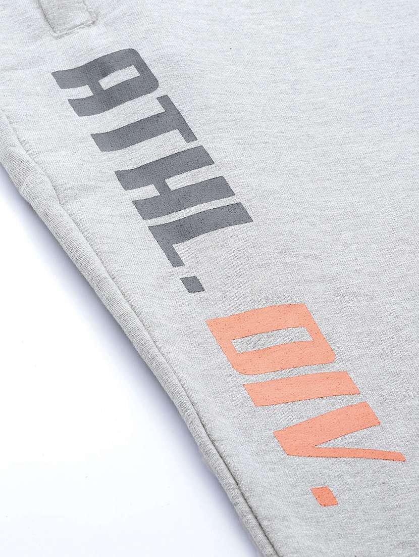 grey printed full length track pant - 17855730 - Standard Image - 4