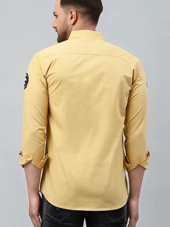 yellow cotton shirt - 17856420 - Standard Image - 1