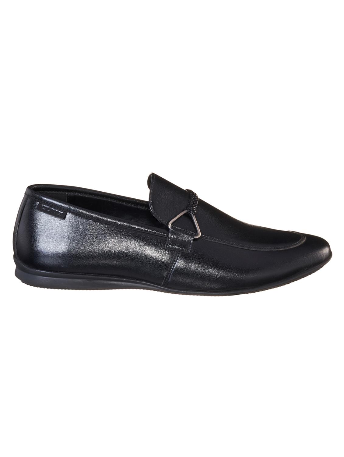 black pu slip on loafers - 17856900 -  Standard Image - 1