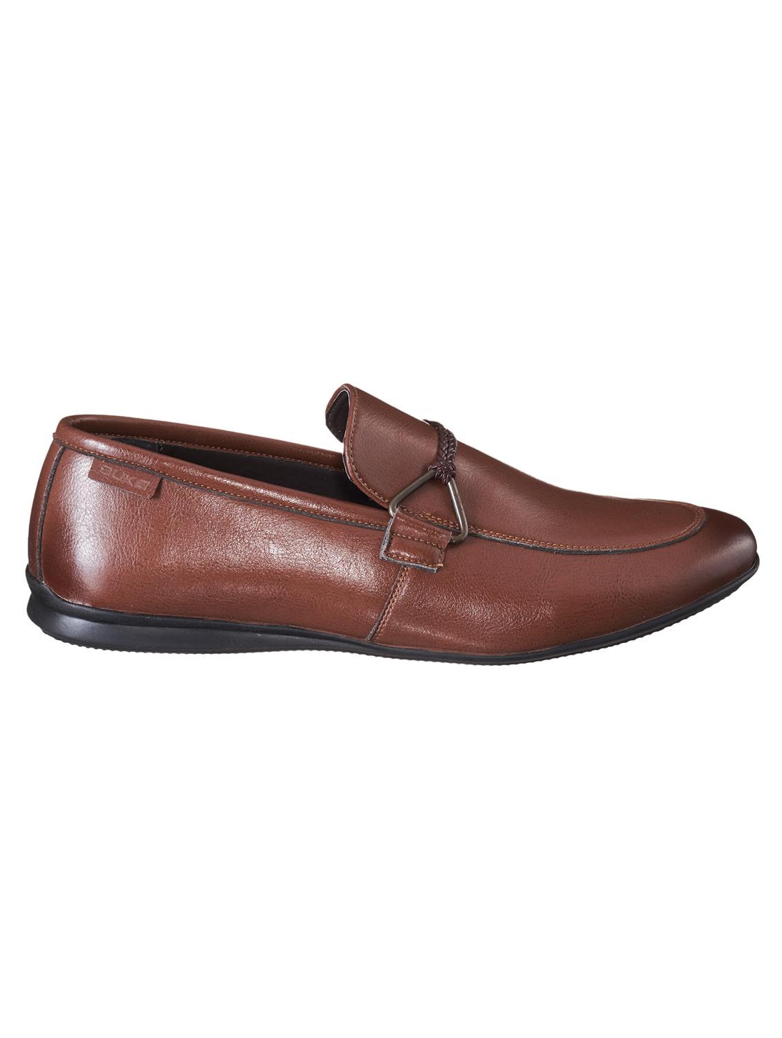 tan pu slip on loafers - 17856901 -  Standard Image - 1