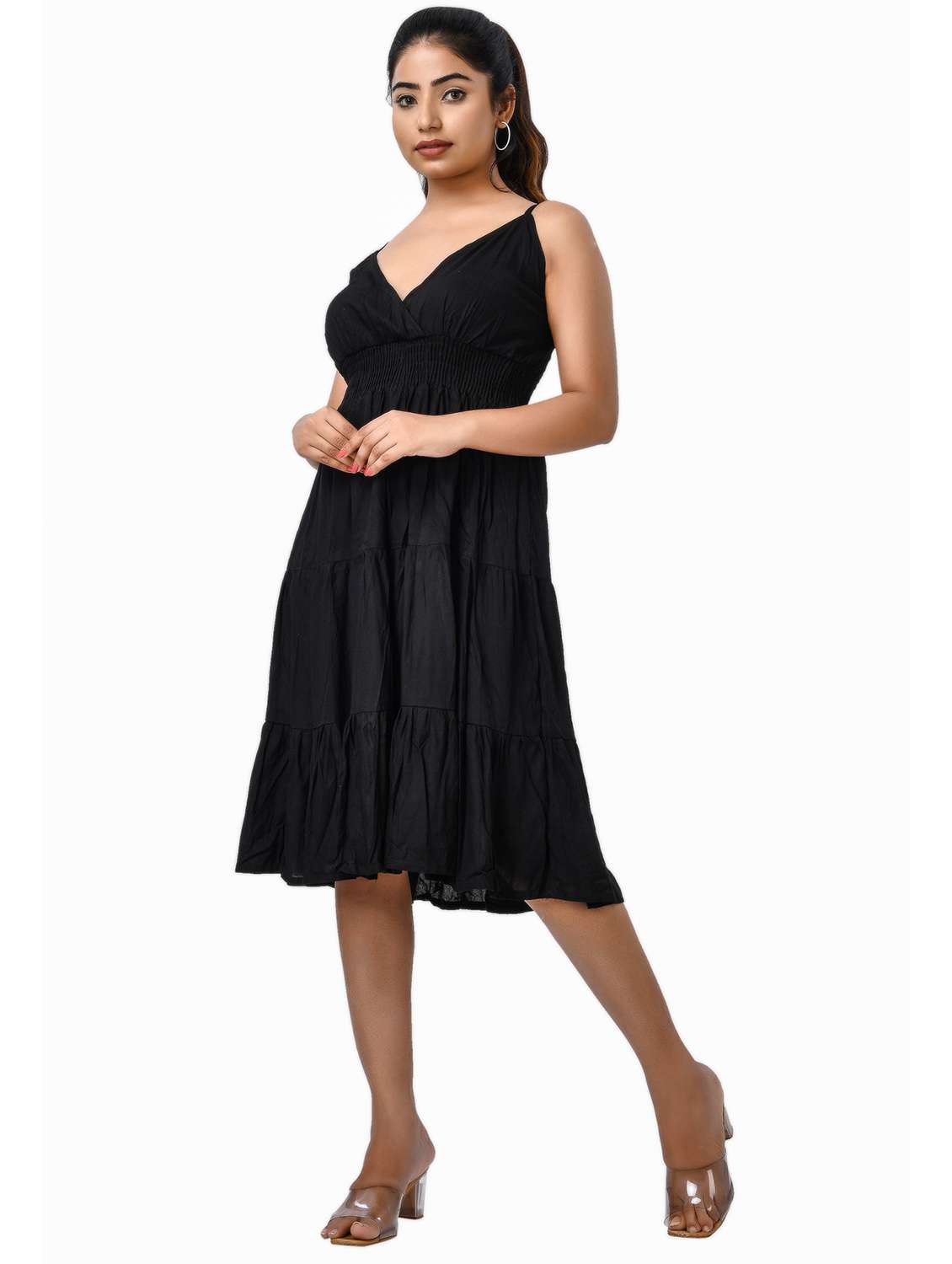 black coloured dress - 17857815 -  Standard Image - 1