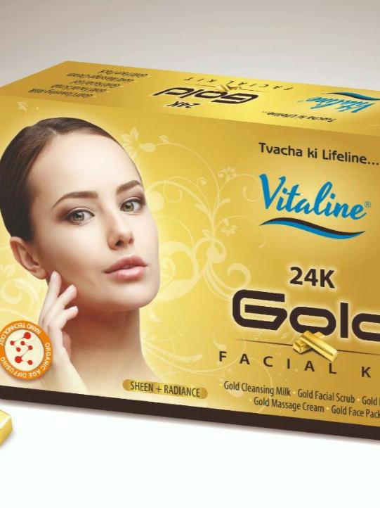 vitaline facial kit 24 k gold  - 17859029 -  Standard Image - 1