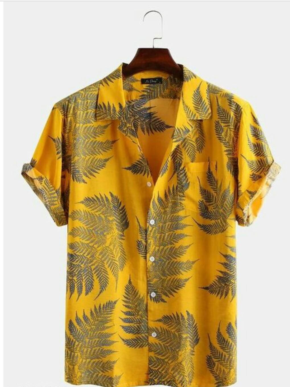 yellow cotton shirt - 17859919 - Standard Image - 1