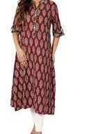 cotton with three quarter sleeve and - 17859966 - Standard Image - 1