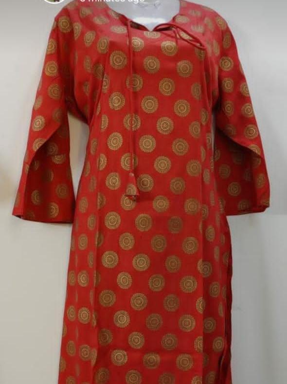 red net kaftan - 17859995 - Standard Image - 1