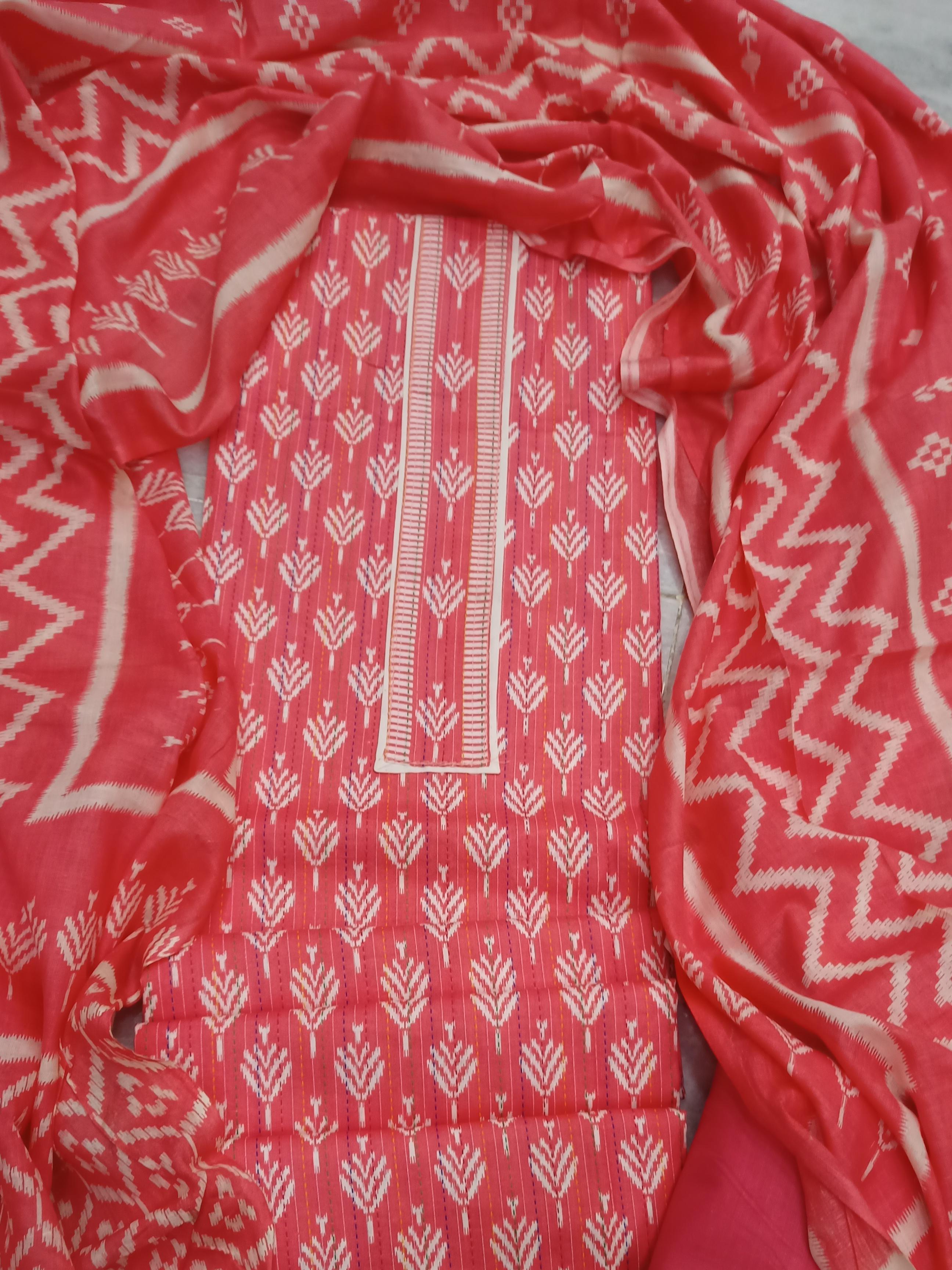 cotton suit, with cotton dupatta single  - 17860391 -  Standard Image - 1