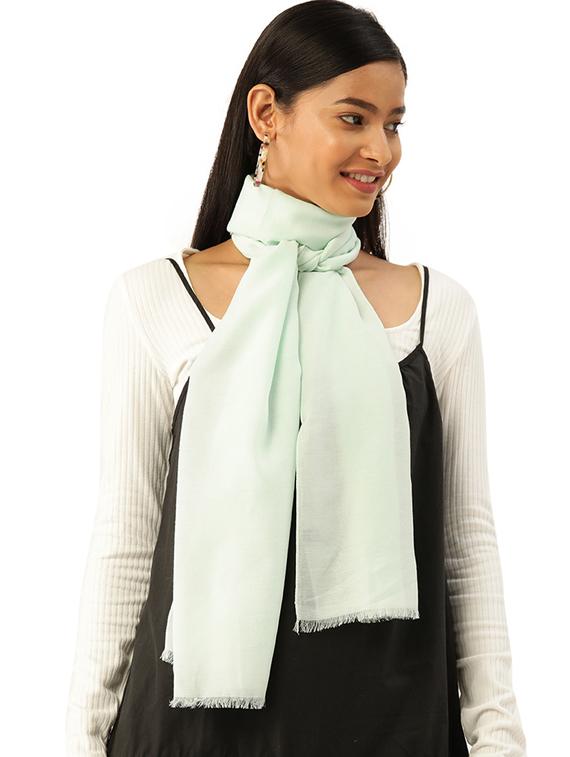 green polyester scarf - 17860996 -  Zoom Image - 0
