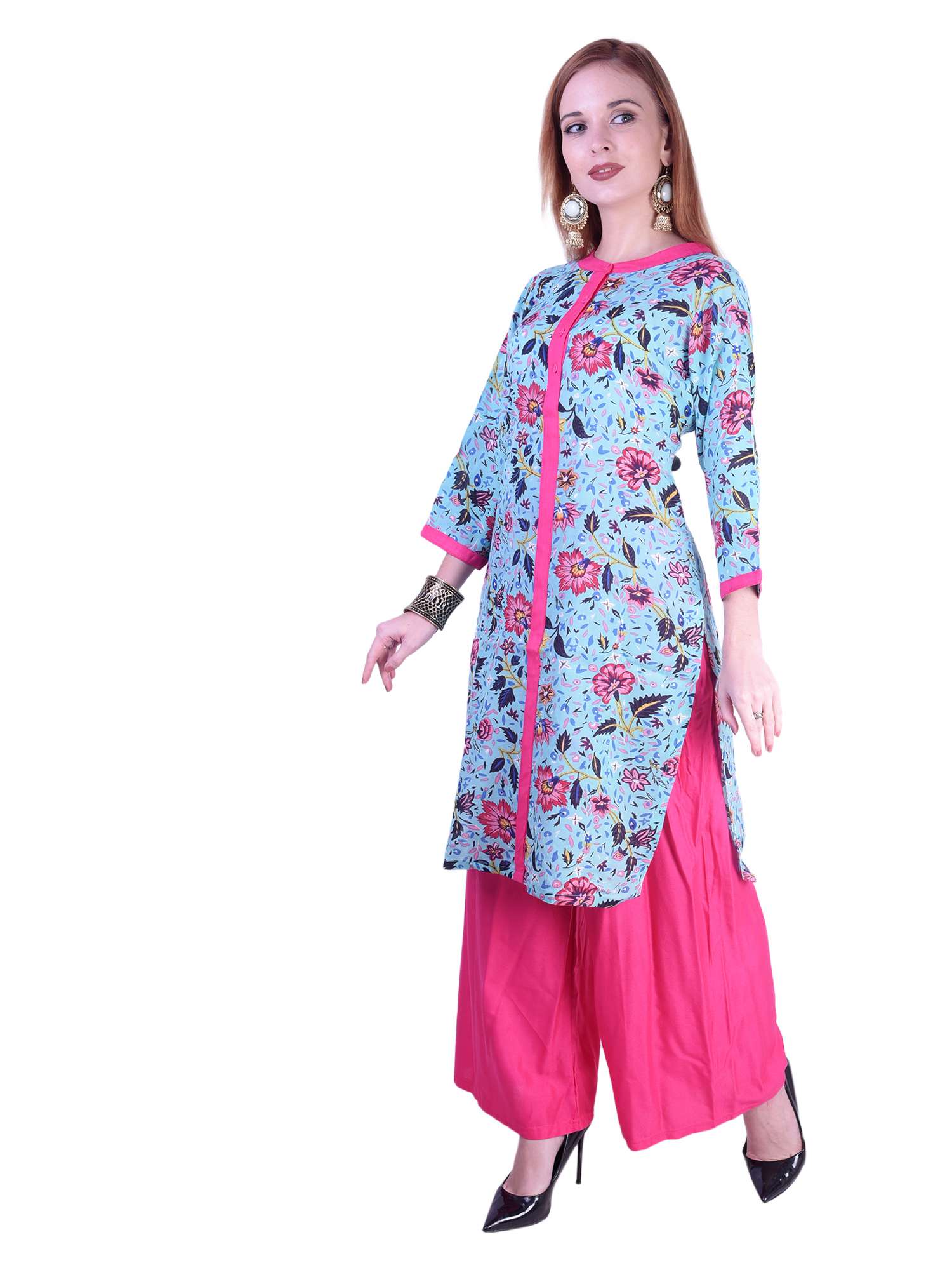 women's straight kurta - 17862265 -  Standard Image - 1