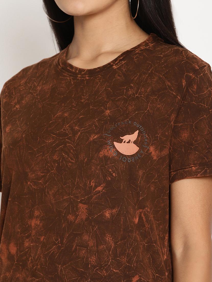 round neck printed tee - 17864408 - Standard Image - 4