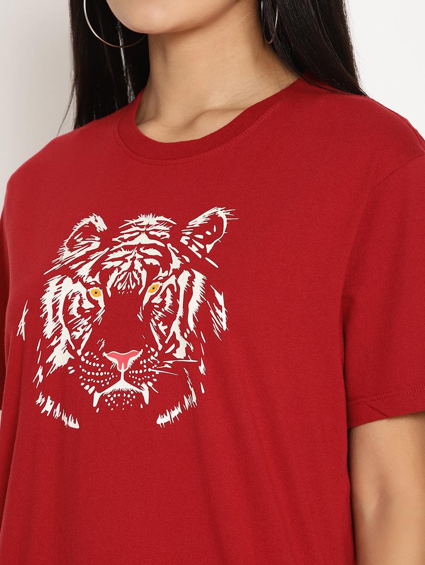 round neck graphic tee - 17864411 - Standard Image - 4