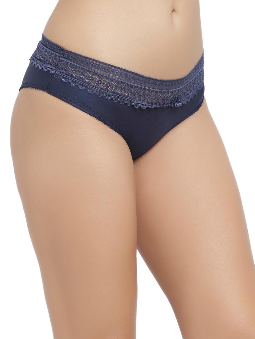 low rise lace detail bikini - 17865768 - Standard Image - 1