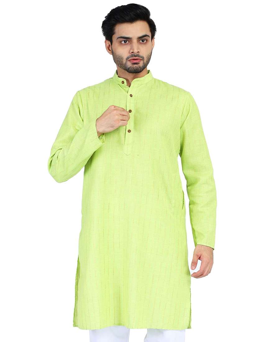 green striped medium kurta