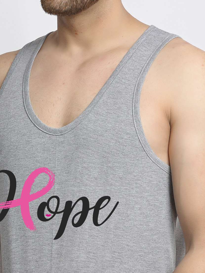 grey printed vest - 17868984 - Standard Image - 4