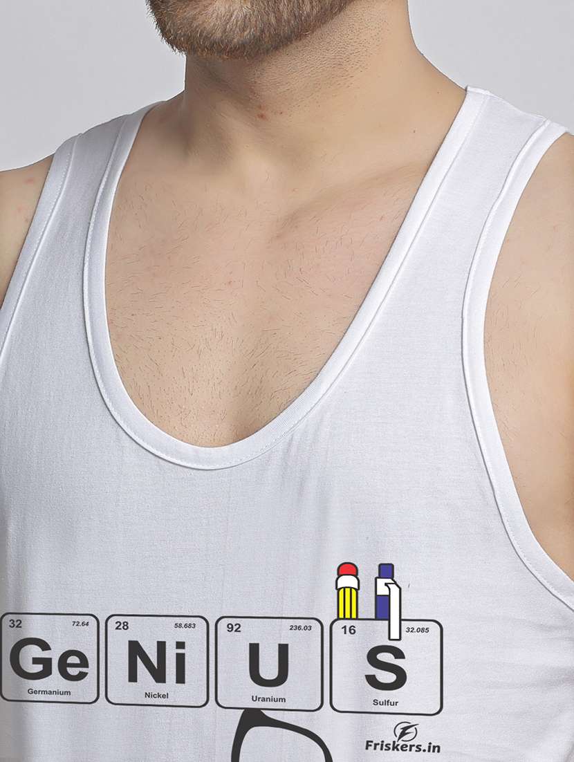 white printed vest - 17869001 -  Standard Image - 4