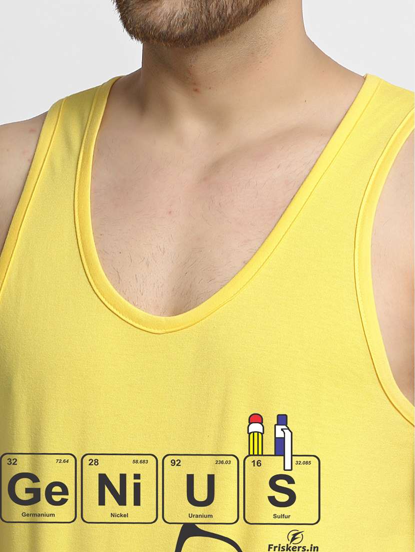 yellow printed vest - 17869009 -  Standard Image - 4