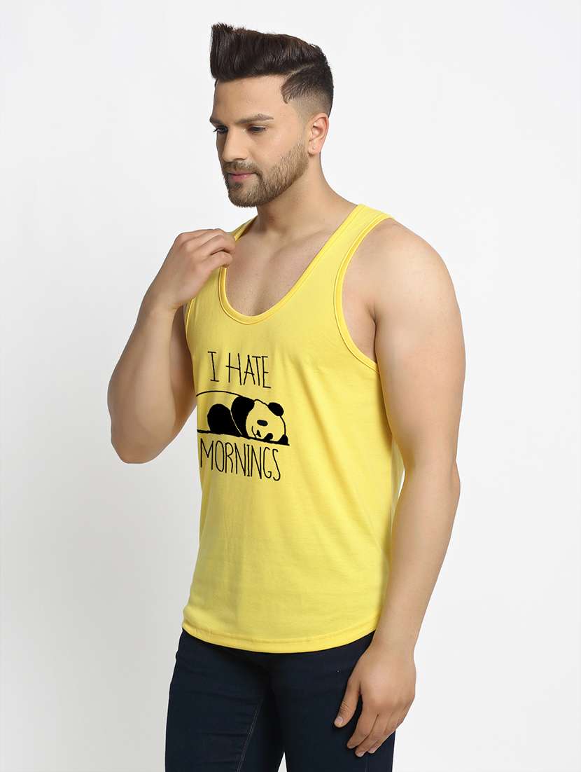 yellow printed vest - 17869010 -  Standard Image - 1