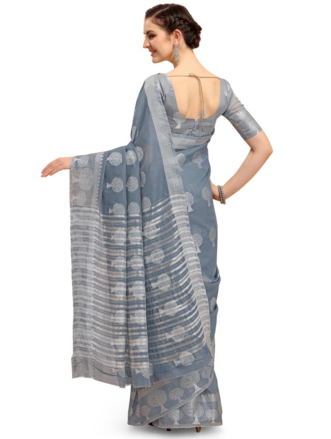 zari work banarasi saree - 17870986 - Standard Image - 1