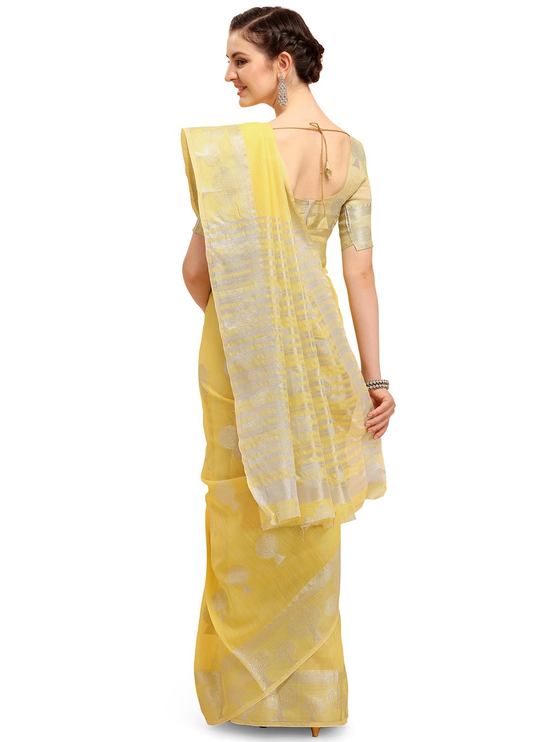 zari work banarasi saree with blouse - 17870991 - Standard Image - 1