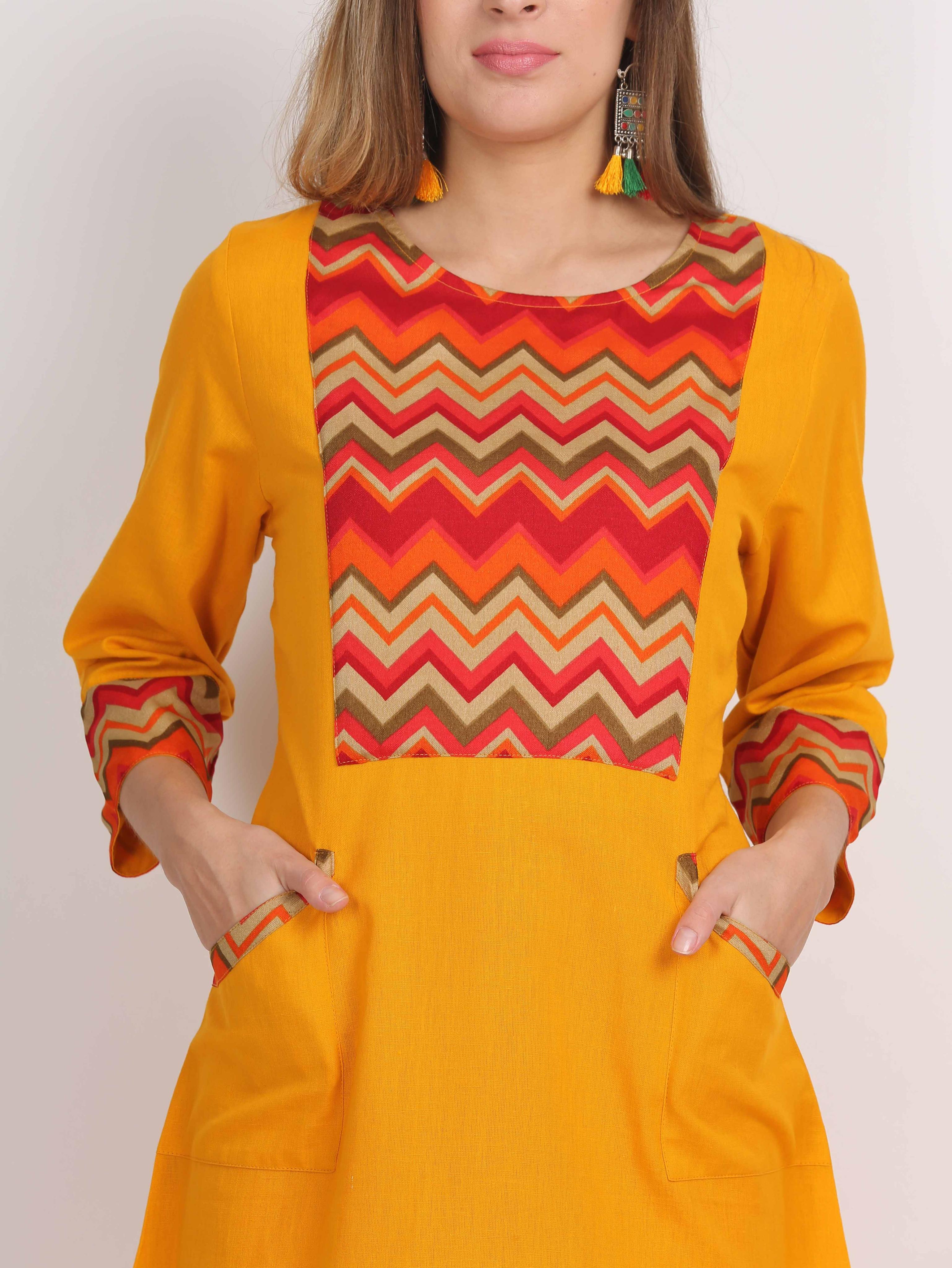 jivitha women solid a line cotton - 17871310 - Standard Image - 4