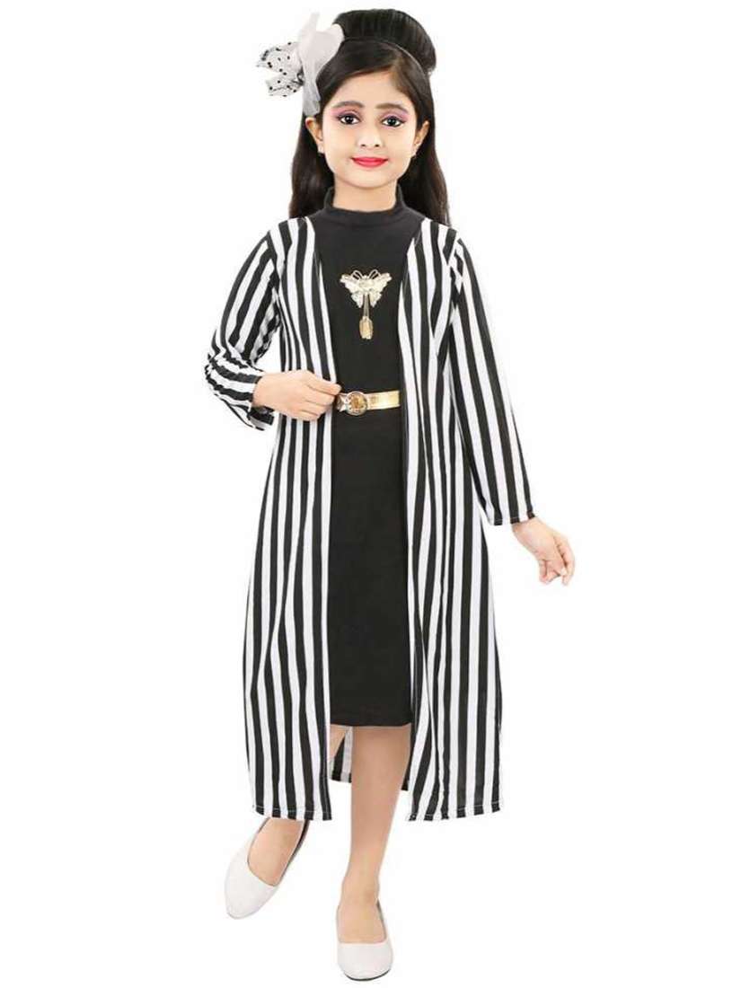 negup girls party(festive) dress shrug  (black & white) - 17871932 -  Standard Image - 1