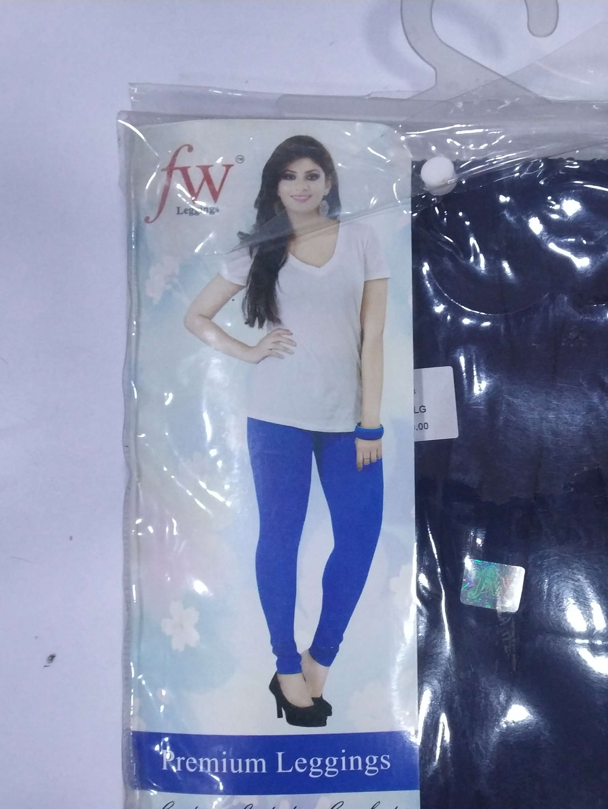 navyblue viscose leggings - 17873872 -  Standard Image - 1