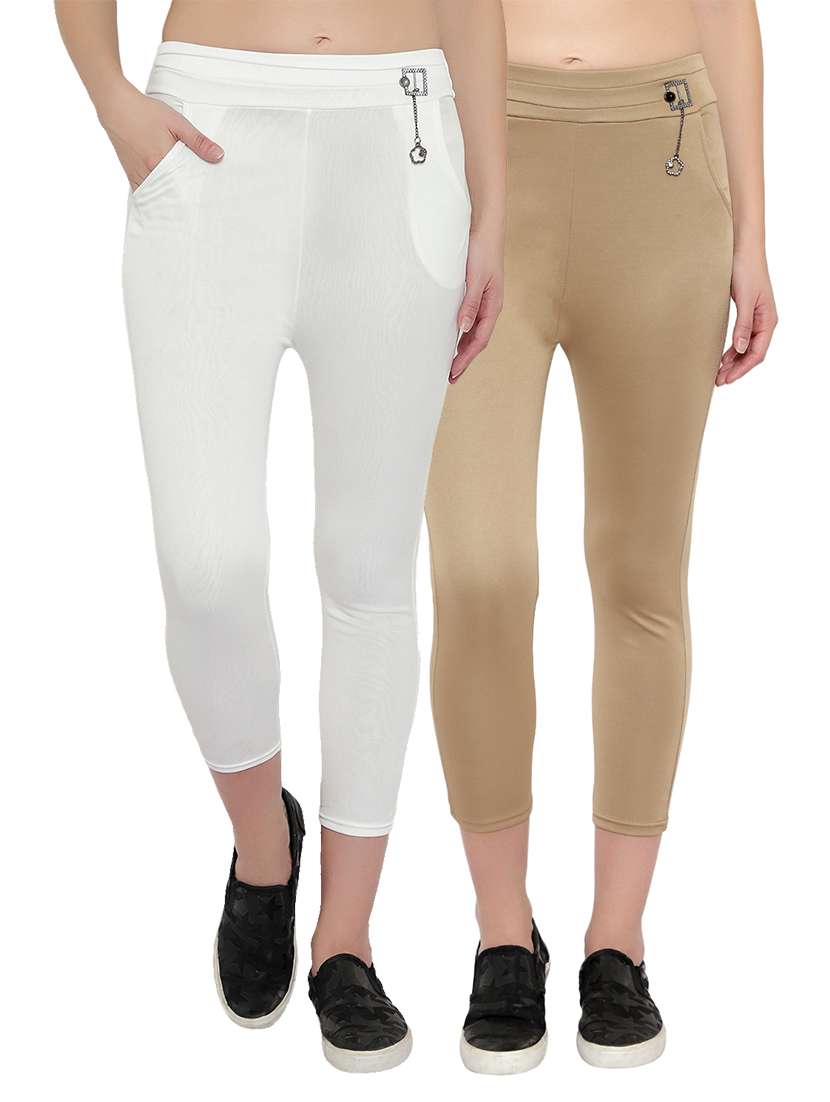 set of 2 flat front trousers trouser