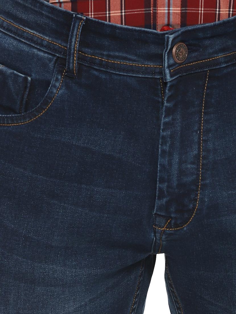 dark blue light washed denim jeans - 17874270 - Standard Image - 4
