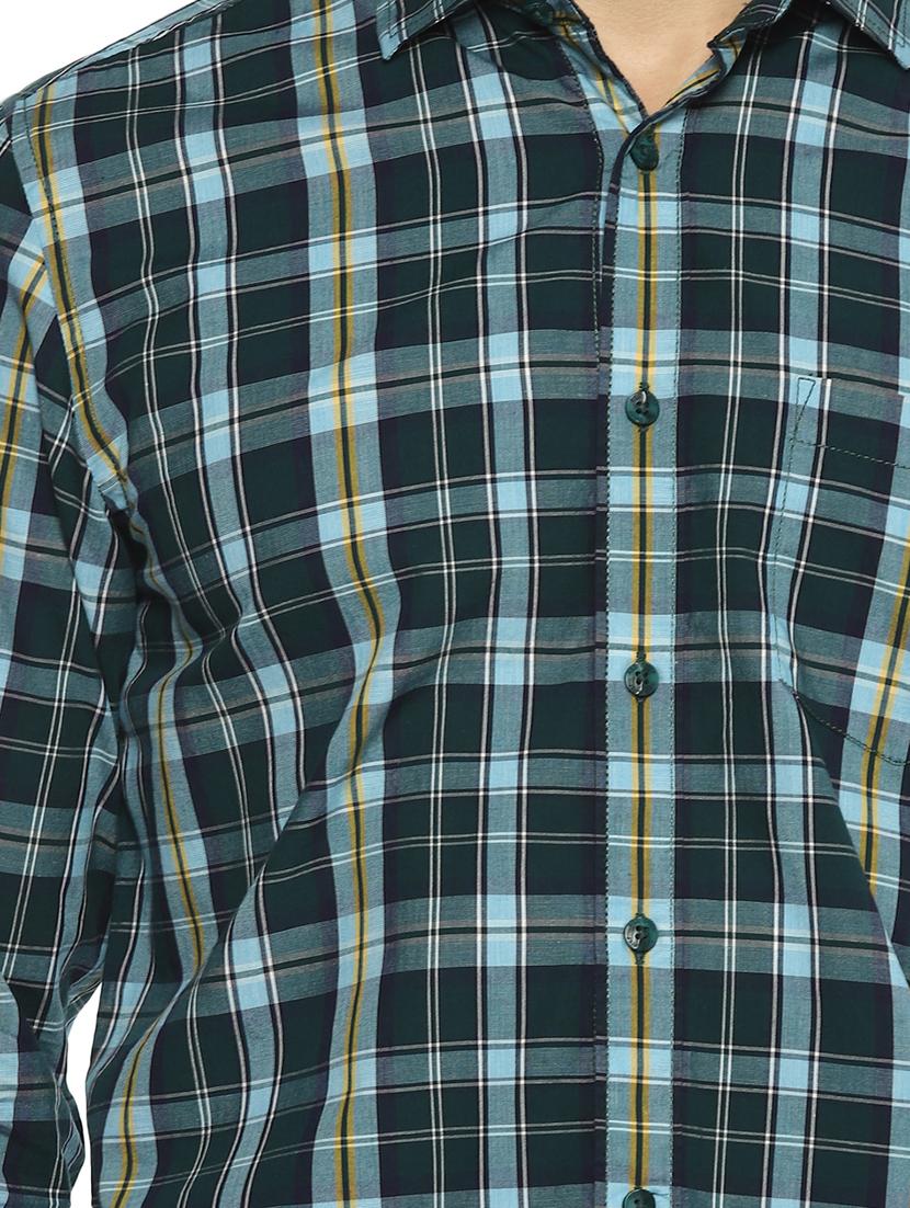 mens checks casual shirt - 17874274 - Standard Image - 4