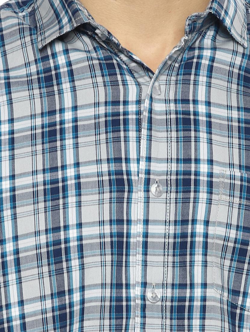 mens checks casual shirt - 17874277 - Standard Image - 4