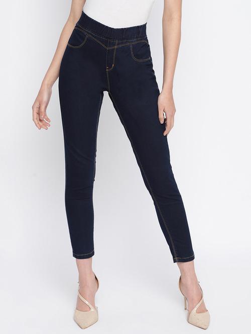 mid rise solid jegging - 17874604 - Standard Image - 0
