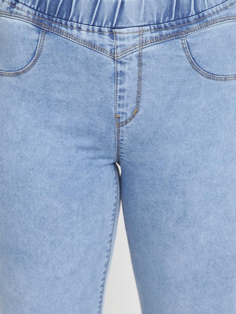 mid rise solid jegging - 17874606 - Standard Image - 4