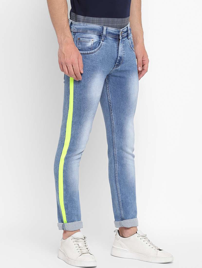 mens skinny fit plain jeans - 17874814 -  Standard Image - 1