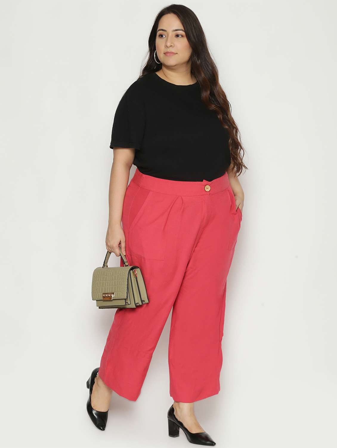 mid rise plus trouser - 17875181 -  Standard Image - 4