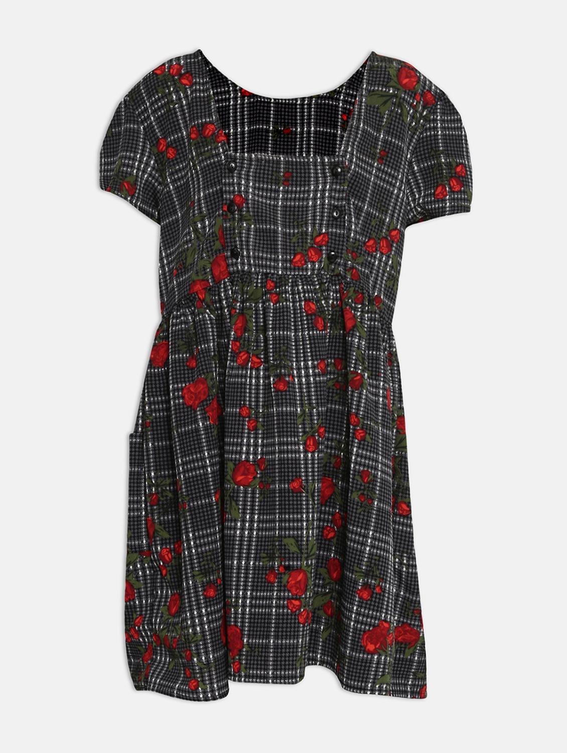 girls round neck short sleeves frock - 17875318 -  Standard Image - 1